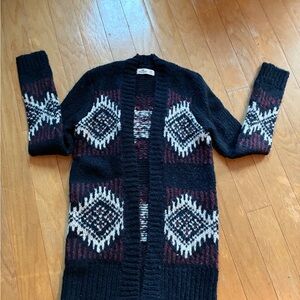 Hollister Navy blue cardigan